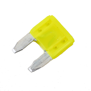 20 Amp Yellow Mini- Blade (Spade) Fuse