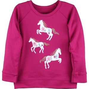 Running Horses Crewneck Sweatshirt