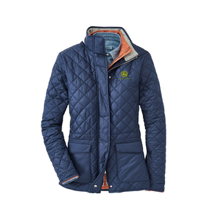 Women's Blakely Quilted Travel Coat - Navy