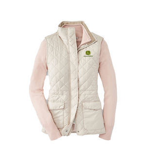 Women's Addison Quilted Travel Vest - Sand