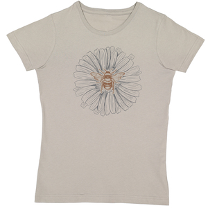 Bee and Flower Curvy T-Shirt