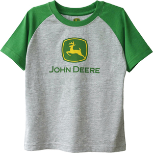 John Deere Logo Raglan T-Shirt - Small
