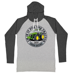 I'm In It For The Tractor Hooded Long Sleeve T-Shirt