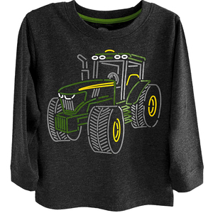 3D Tractor Long Sleeve T-Shirt