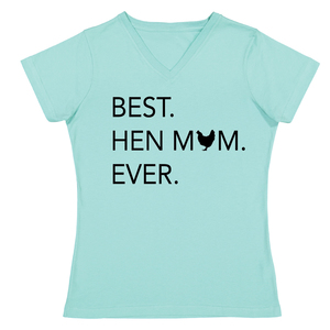 Best Hen Mom Ever V-Neck T-Shirt