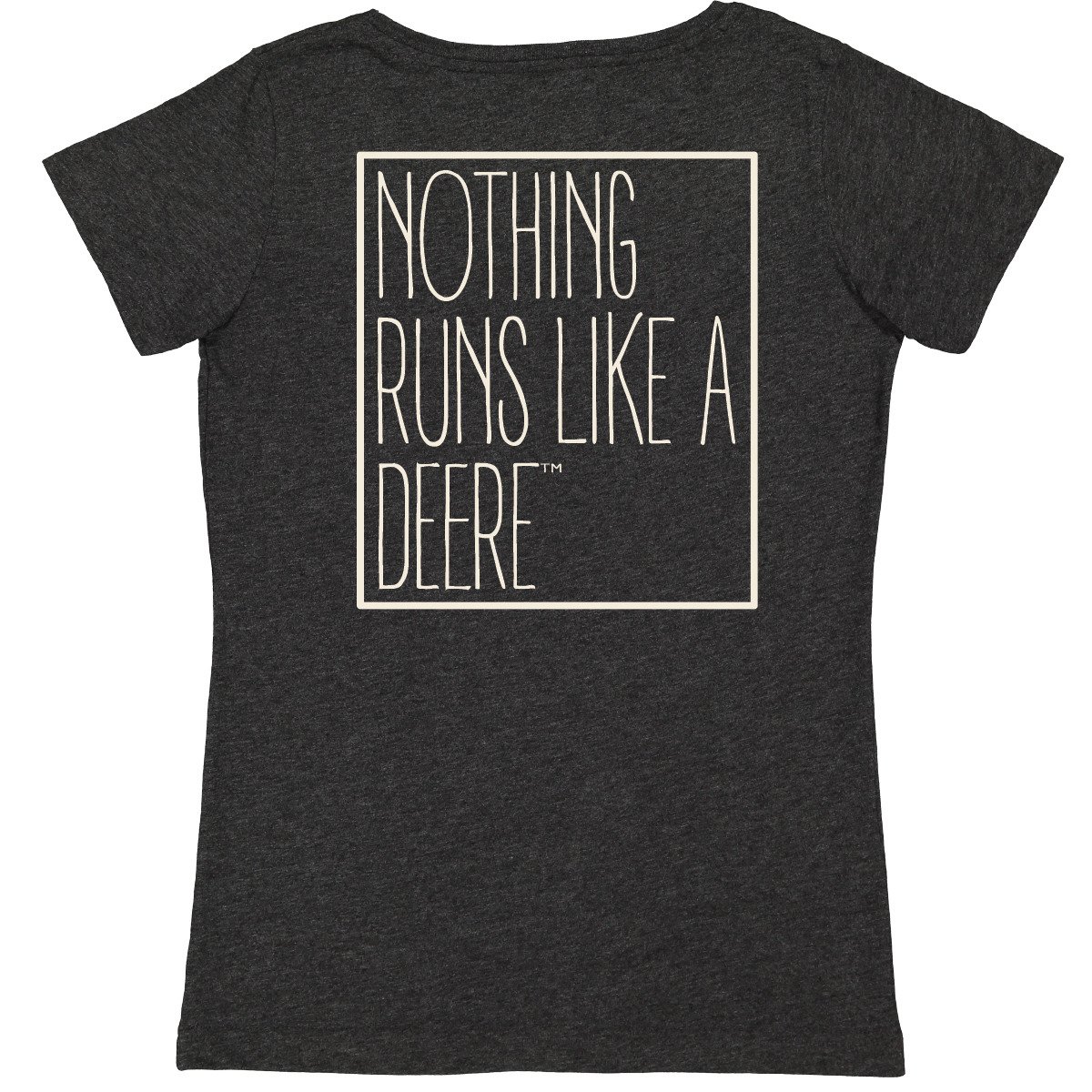 Curvy - Nothing Runs Like a Deere T-Shirt