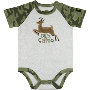 Cute in Camo Embroidered Bodyshirt