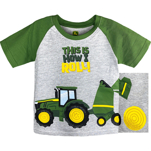 NEW John Deere  Army Green I'm Here for the Chicks Toddler T-Shirt 3T 