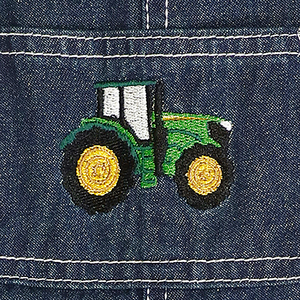 Tractor Denim Overall Shorts