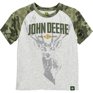 Camo Sleeved Deer T-Shirt