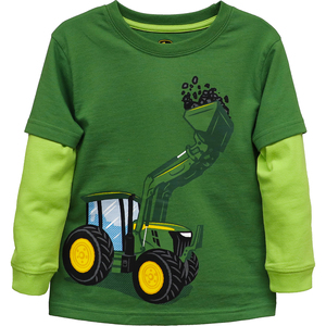 Toddler Tractor Long Sleeve T-Shirt