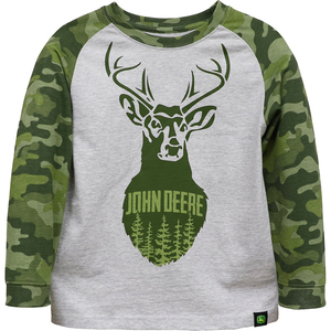 Camo Deer Long Sleeve T-Shirt