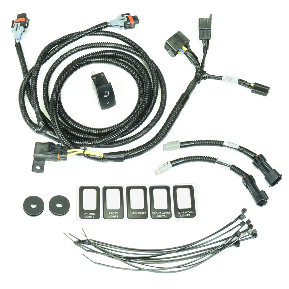 USB Charger Kit Fits John Deere Gator TX Military TH 6x4 CS CX TS w/Wire Harness 