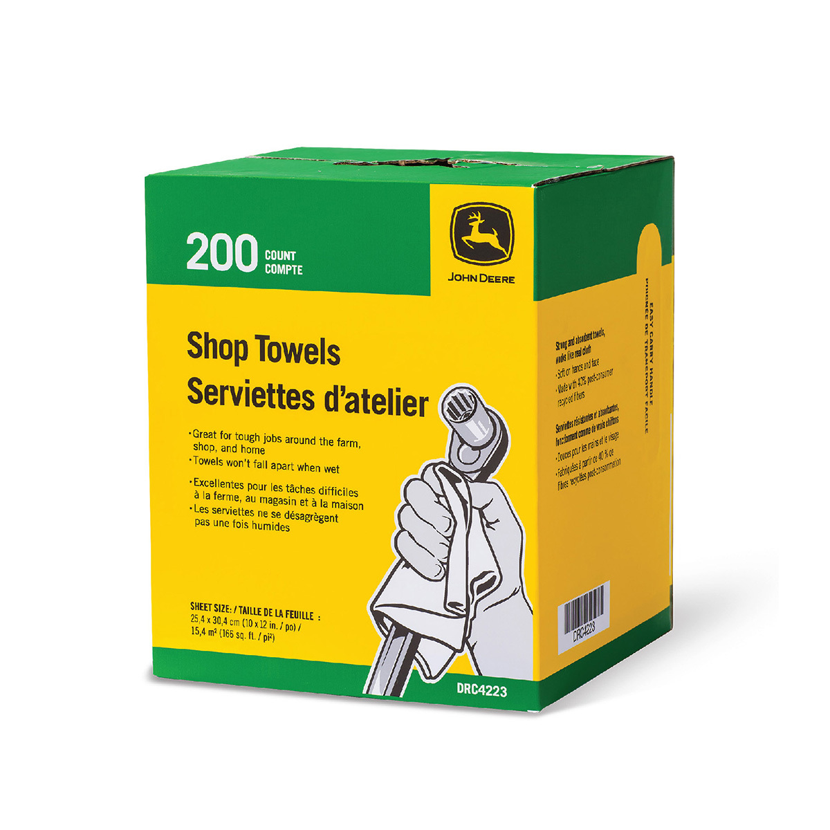 Shop Towel Center-Pull Cardboard Carton (DRC4223)