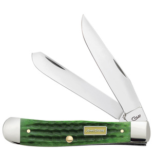 Green Bone Trapper pocket Knife