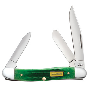 Green Bone Medium Stockman Pocket Knife