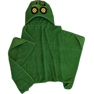 Toddler Tractor Hooded Towel