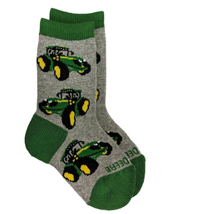 Tractor Print Crew Socks