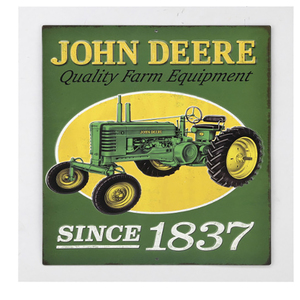 Farming Traditions John Deere IH Tractor Farm Vintage Wall Decor Metal Tin Sign 