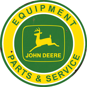 Parts, Service and Equipment Metal Sign