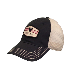 Kawaii Mother Hen and Chick Classic Adjustable Cotton Baseball Caps Trucker Driver Hat Outdoor Cap Black