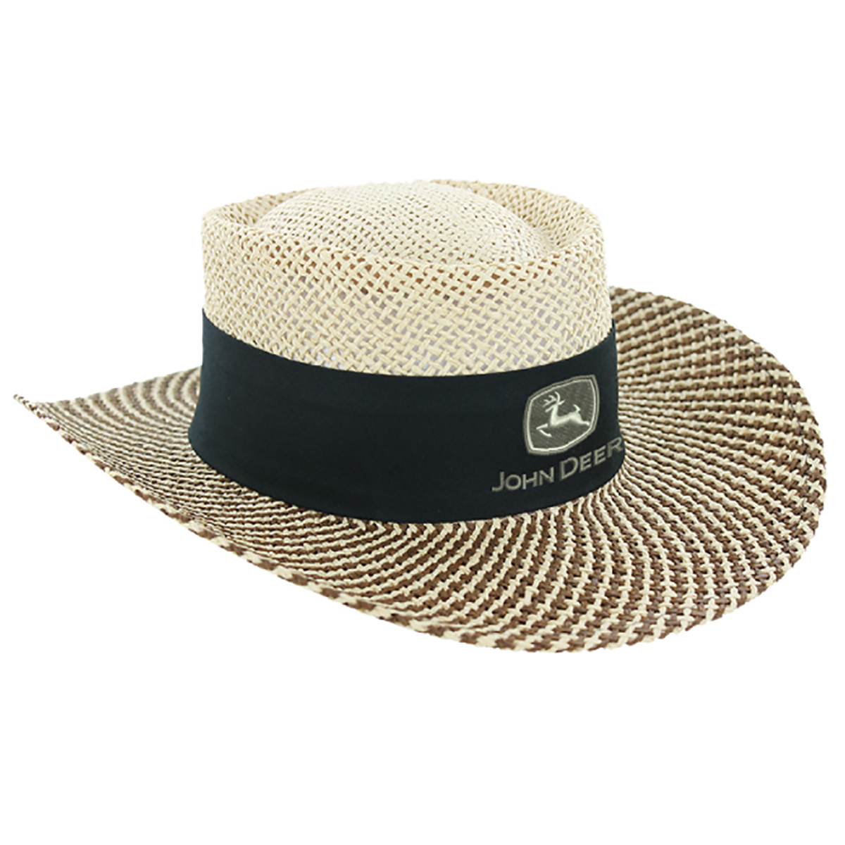 John Deere green band straw hat #LP42469 