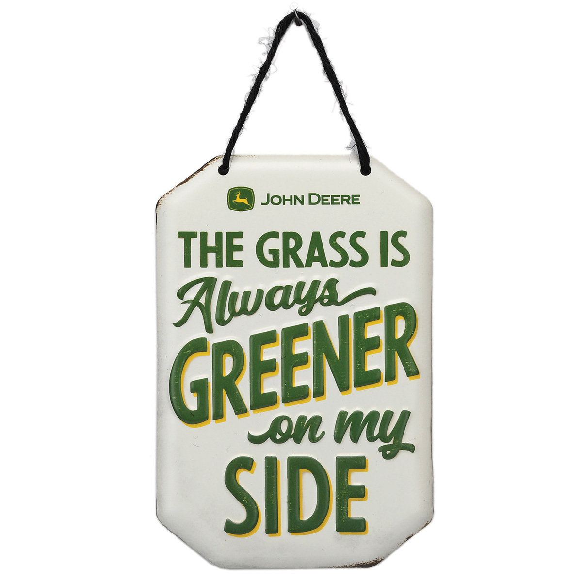 Grass is Greener on my Side Metal Sign