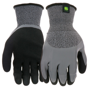 Men's Latex Double Dip Gloves - Large