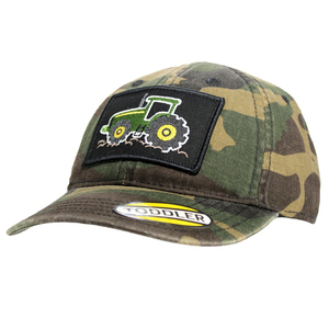 Toddler Camo Tractor Patch Hat