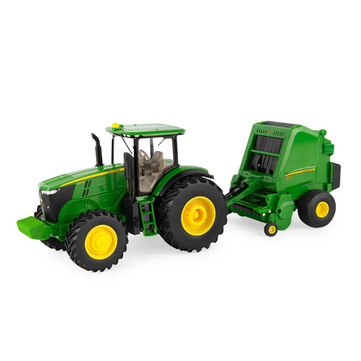 1/32 7270R Tractor & Bailer Set