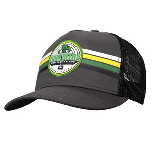 Tractor Patch and with Stipes Mesh Hat