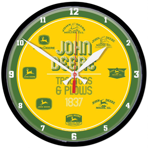 Vintage Logo Round Clock