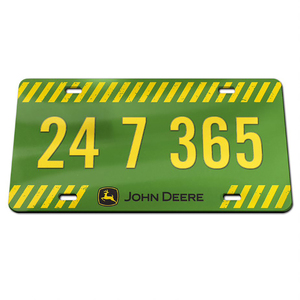 Green 24 7 365 License Plate