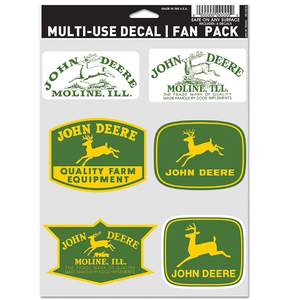 6 Pack Vintage Logo Decal Set