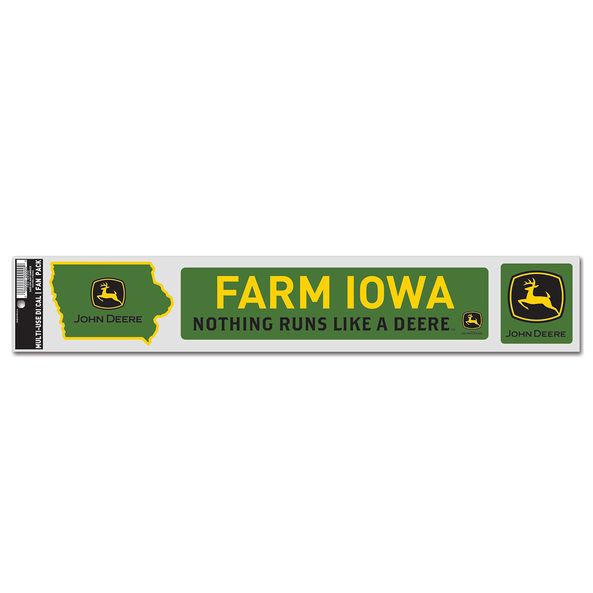3 PK Nothing Runs Like a Deere Farm Iowa Decals
