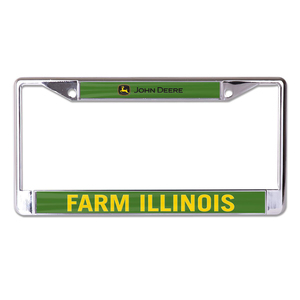 Farm Illinois License Plate Frame