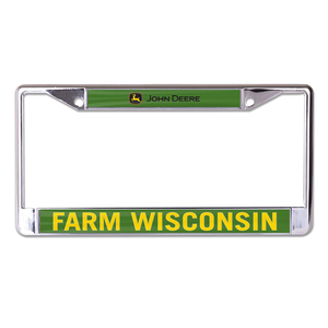 Farm Wisconsin License Plate Frame