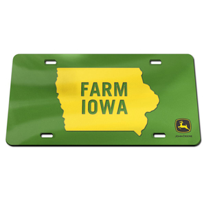 Farm Iowa License Plate