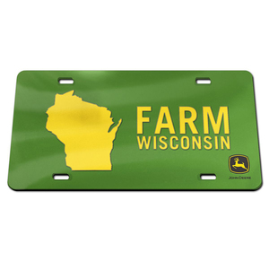 Farm Wisconsin License Plate