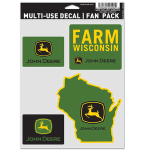 4 PK Farm Wisconsin Decals