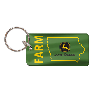 Farm Iowa Keychain