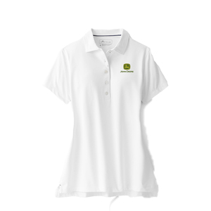 Women's White Perfect Fit Performance Polo - Small