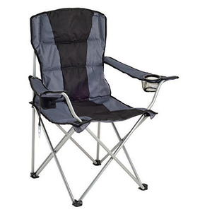 Premium Black Stripe Lawn Chair