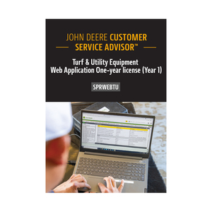 John Deere Customer Service ADVISOR™ Turf & Utility Equipment Web Application​ One-year license (Year 1)