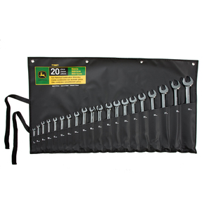 20-pc Metric Full-Polished Combination Wrench Set