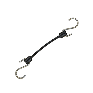 9 Inch Rubber Tie-Down Strap with S-Hooks