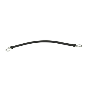Rubber Tie-down Strap with S-Hooks, 28"