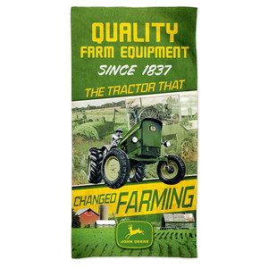 The Tractor that Changed Farming Beach Towel