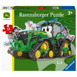 24 Piece Tractor Shaped Puzzle
